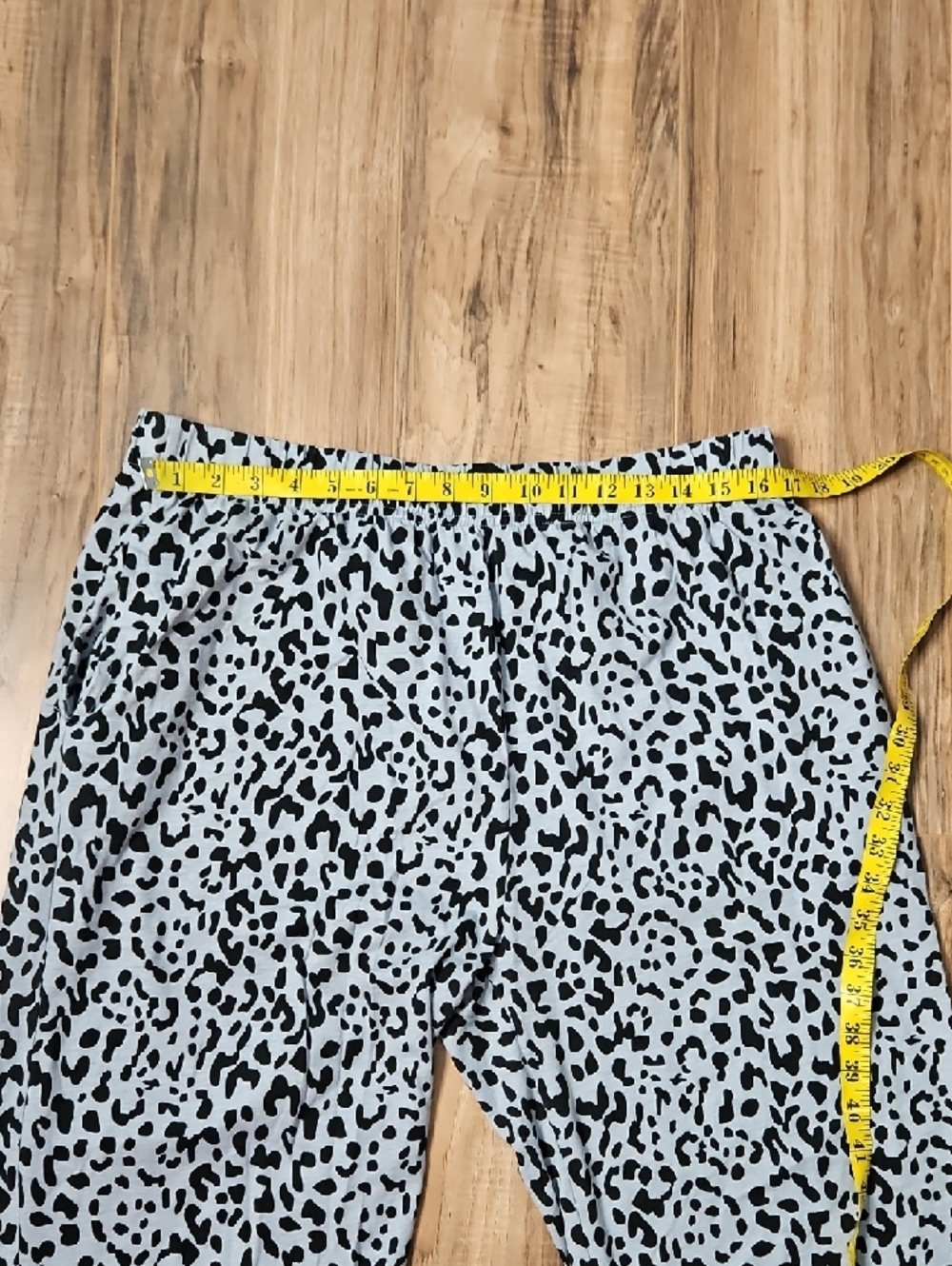 Tugege Leopard Print Short Sleeve Pajama Set - Black on White 12/14 - Picture 11 of 15